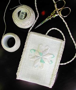 small pouch with embroidery