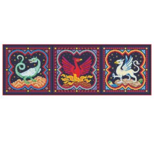 Coming Soon: Three Mediæval Beasts: Gryphon, Phoenix & Dragon