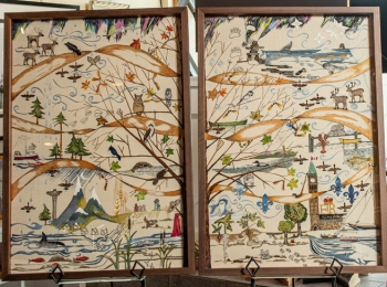 Canadian Embroidery Tapestry