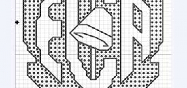 EAC Logo Charted to Stitch