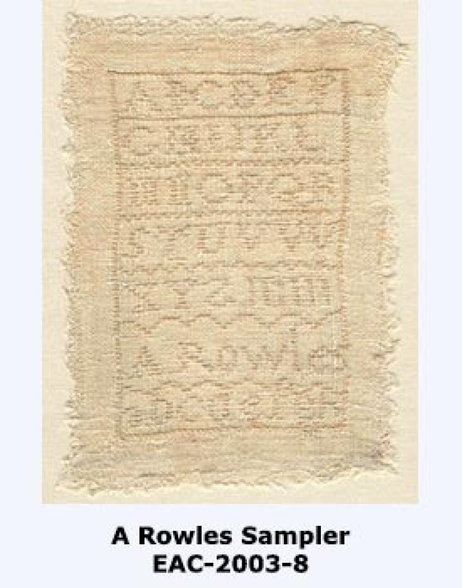Heritage Samplers - A Rowles
