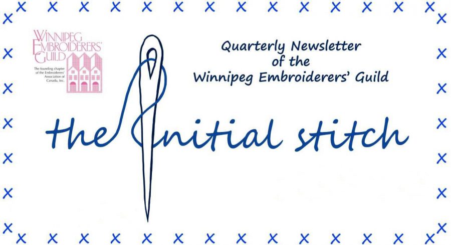 Winnipeg Embroiderers’ Guild: The Initial Stitch 2021-02