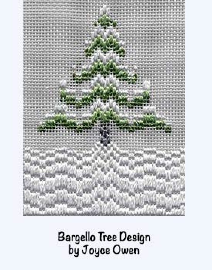 Bargello Tree Design
