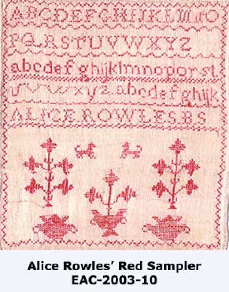 Heritage Sampler - Alice Rowles' Red